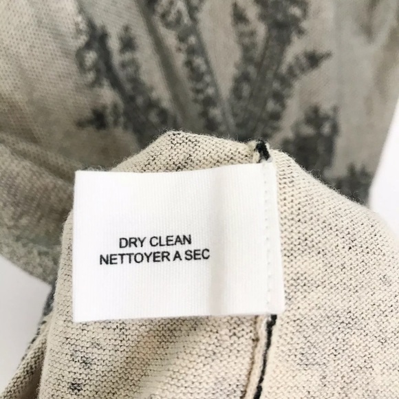 Guinevere Anthro Lace Print Cardigan Sweater Small - Picture 7 of 8